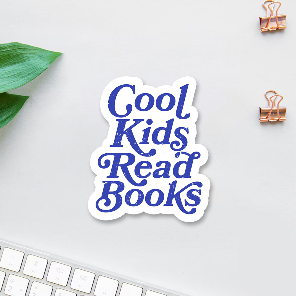 Pagewings Cool Kids Read Books Sticker