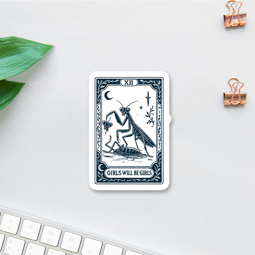 Pagewings Girls Will Be Girls Sticker