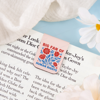 Pagewings Big Fan Of Human Rights  Magnetic Bookmark