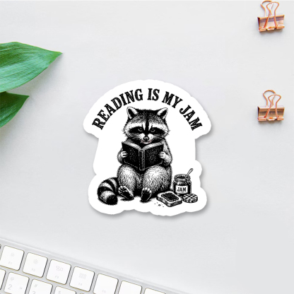 Pagewings Reading Is My Jam Sticker