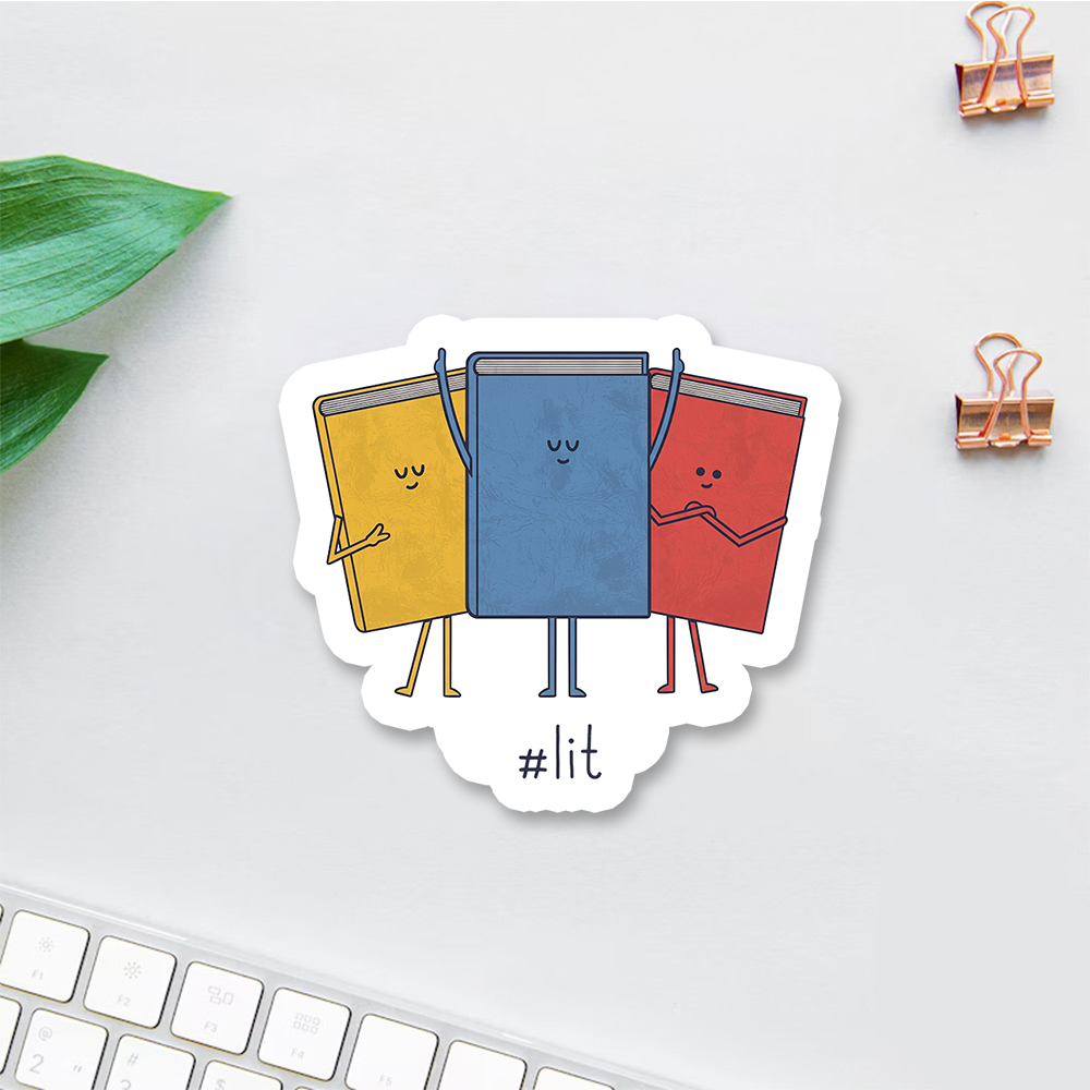 Pagewings Literature Sticker