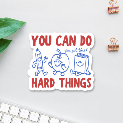Pagewings You Can Do Hard Things Sticker