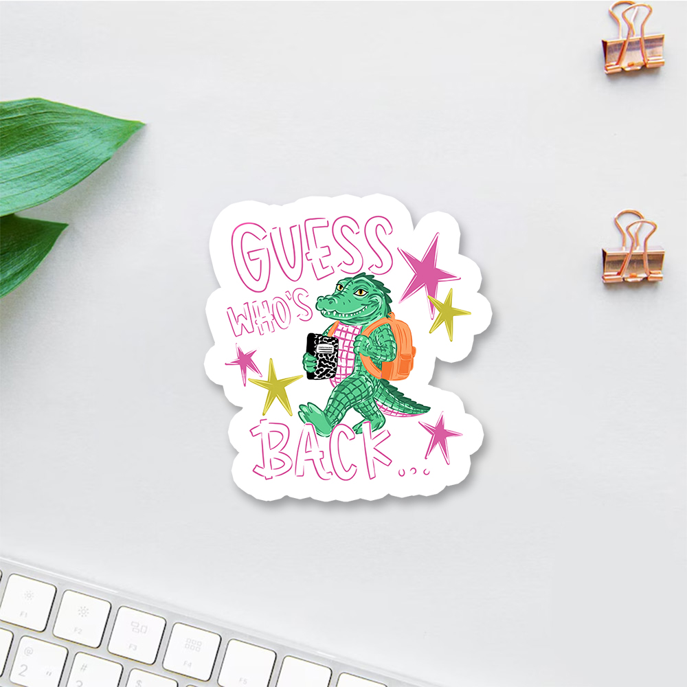 Pagewings Guess Who's Back Sticker