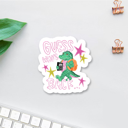 Pagewings Guess Who's Back Sticker