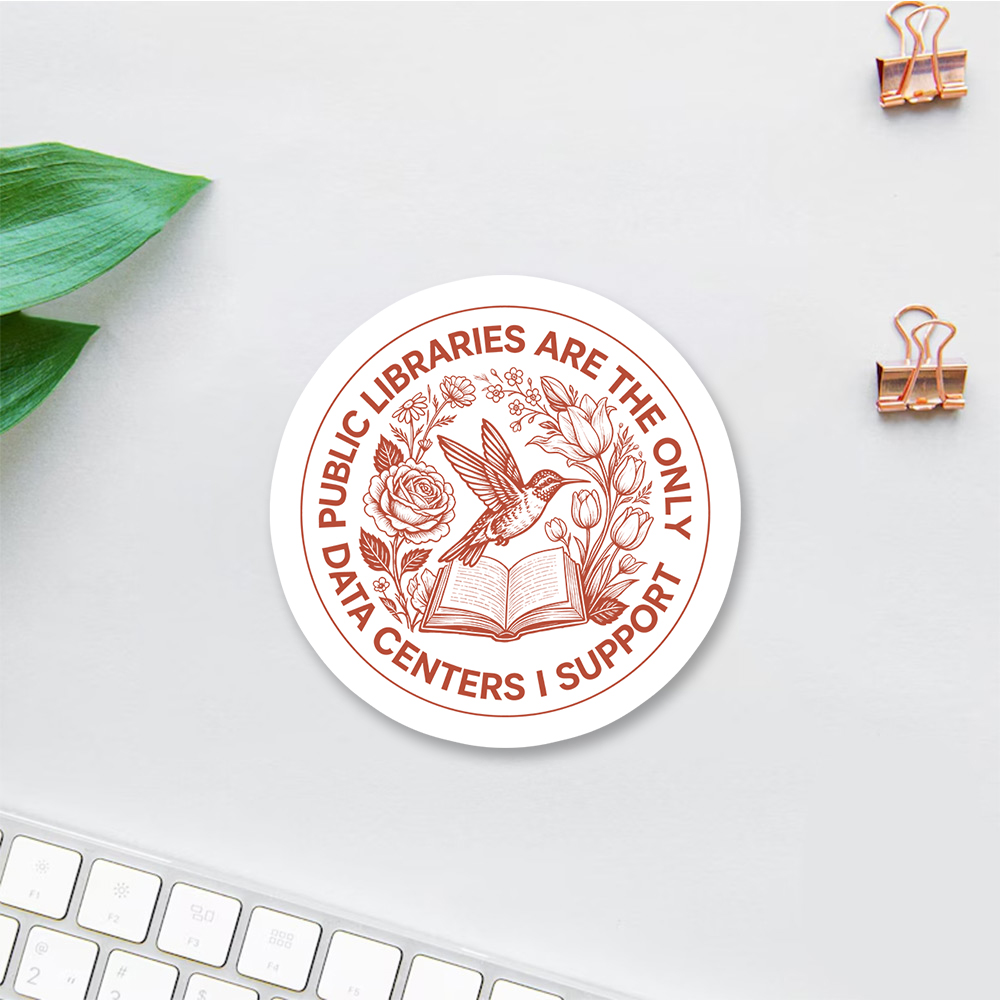 Pagewings Public Libraries Sticker