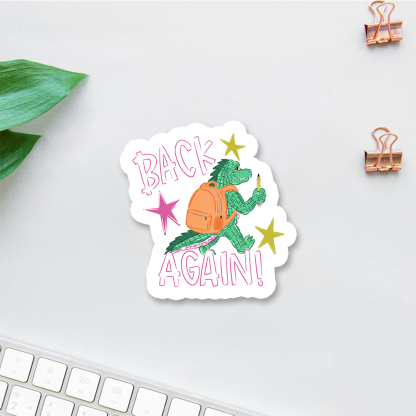 Pagewings Guess Who's Back Sticker