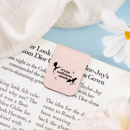 Pagewings It’s Too Nonfictiony Outside Magnetic Bookmark