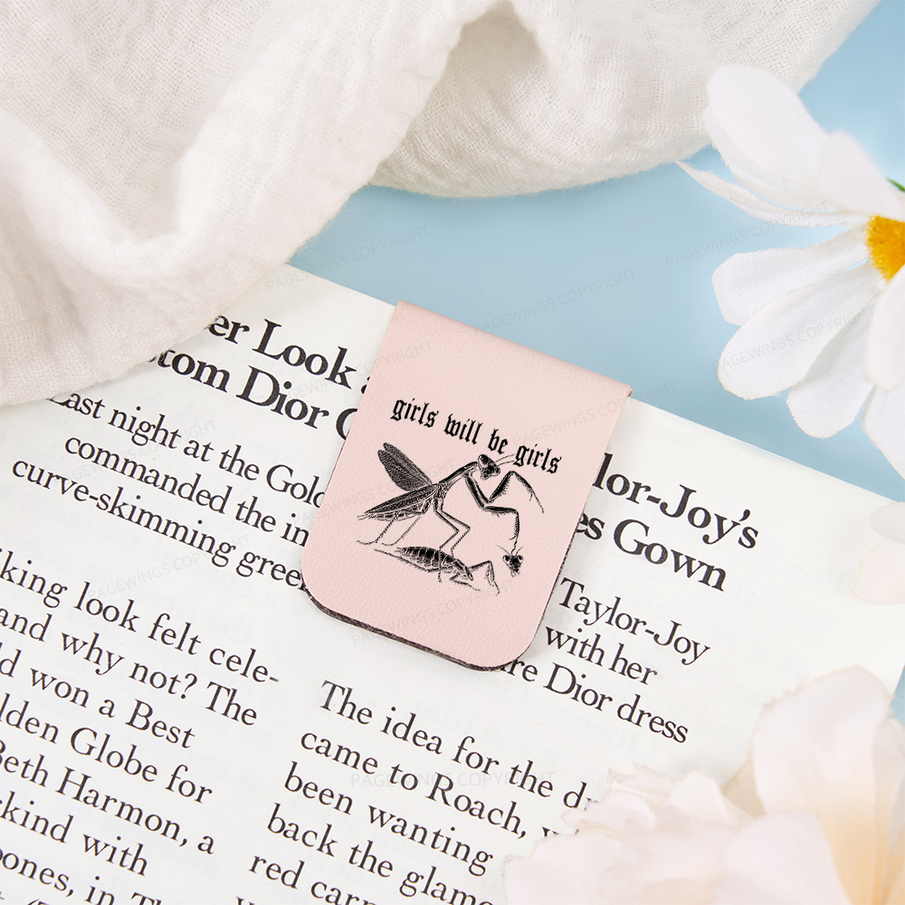 Pagewings Girls Will Be Girls Magnetic Bookmark
