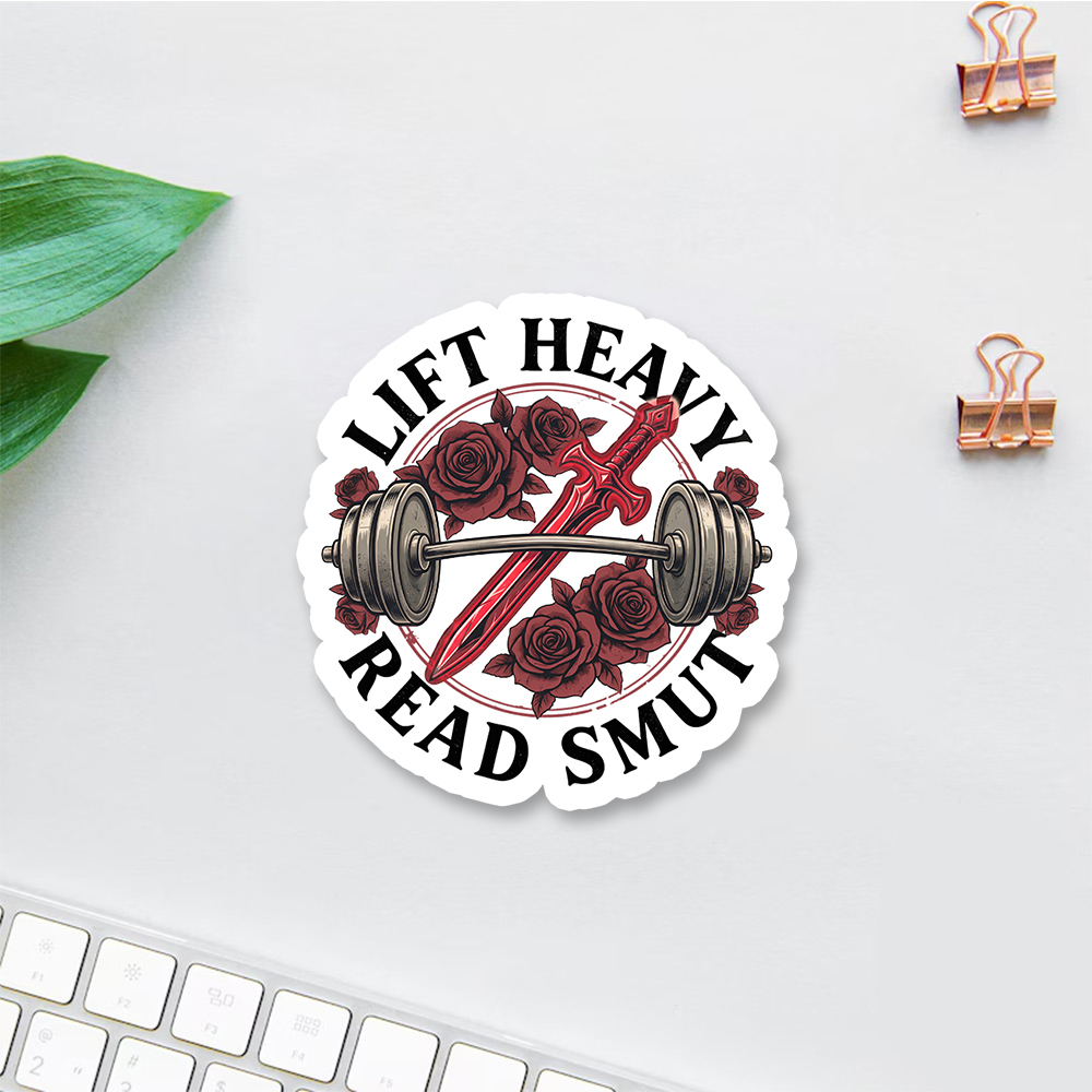 Pagewings Lift Heavy Read Smut Sticker