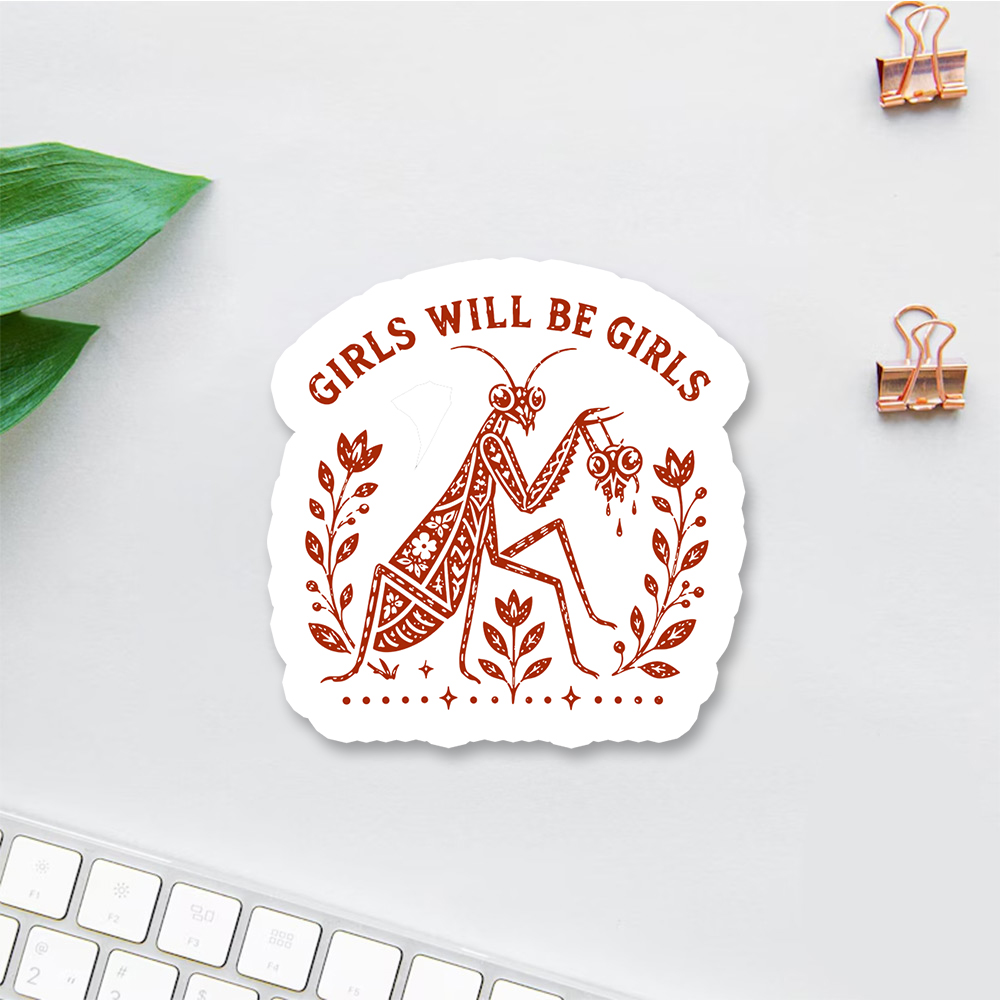 Pagewings Girls Will Be Girls Sticker