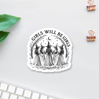 Pagewings Girls Will Be Girls Sticker