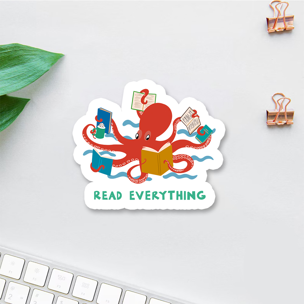 Pagewings Read Everything Sticker
