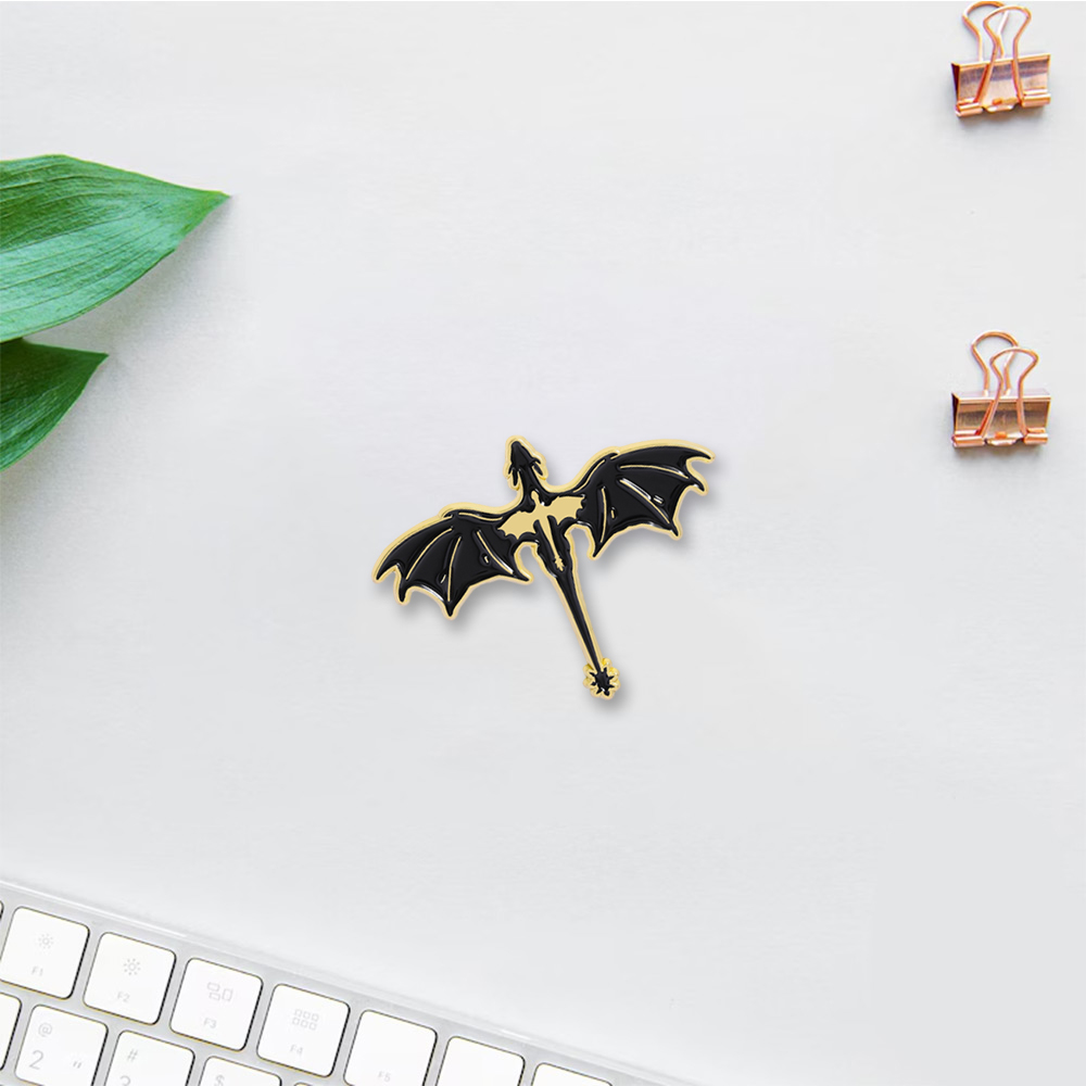 Pagewings Dragons Enamel Pin Badge