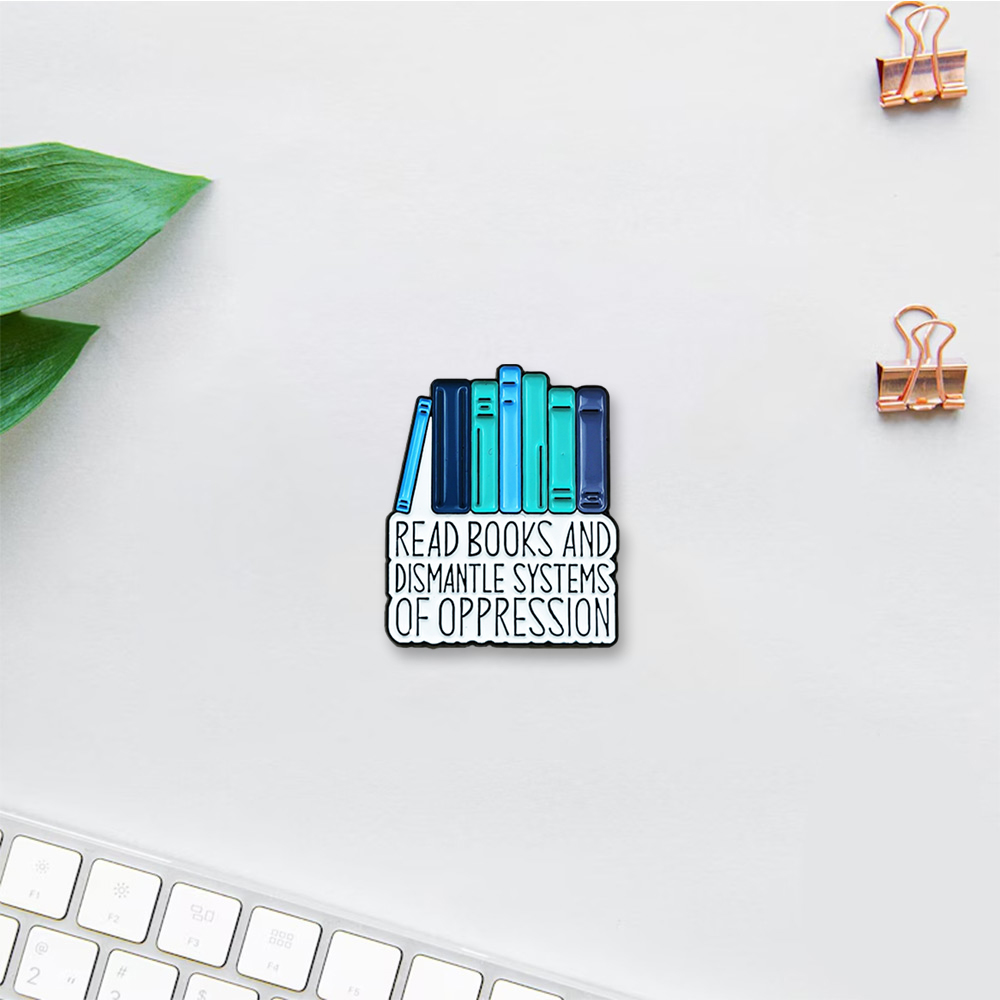 Pagewings Read Books Enamel Pin Badge