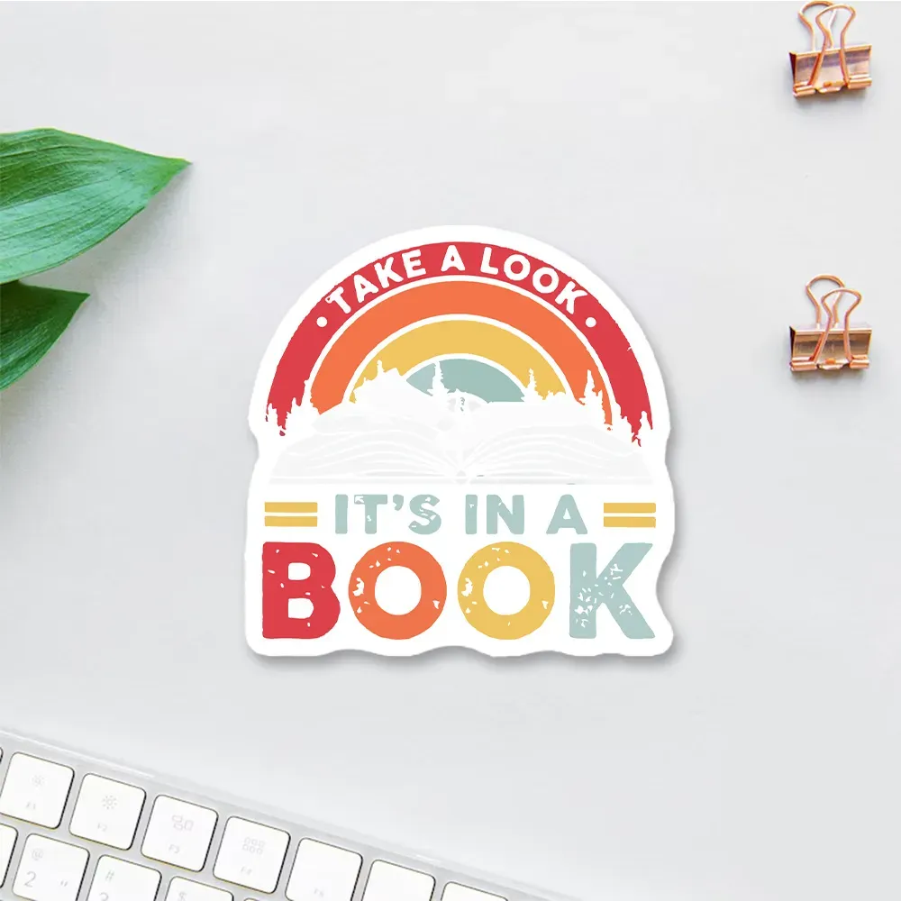 Pagewings Take A Look It's In A Book Sticker