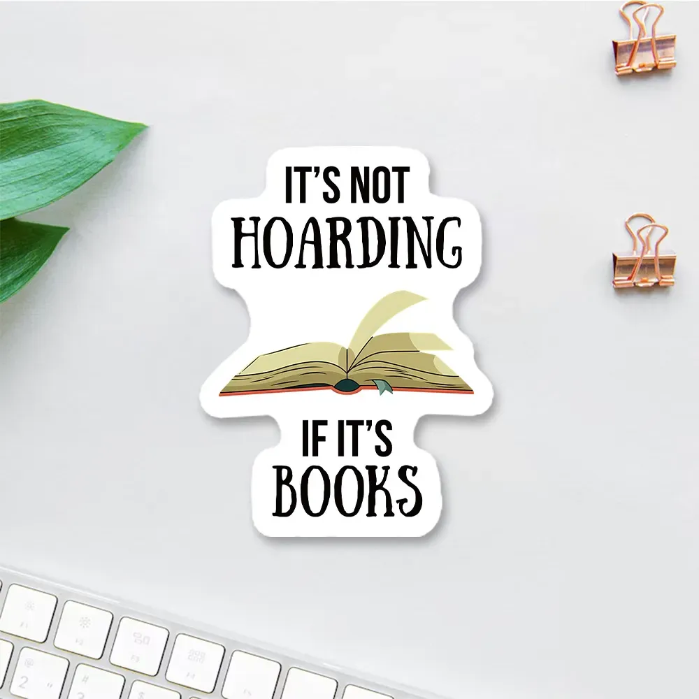 Pagewings It's Not Hoarding If It's Books Sticker