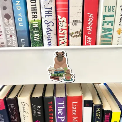 Pagewings Capybara Reading Fridge Magnet