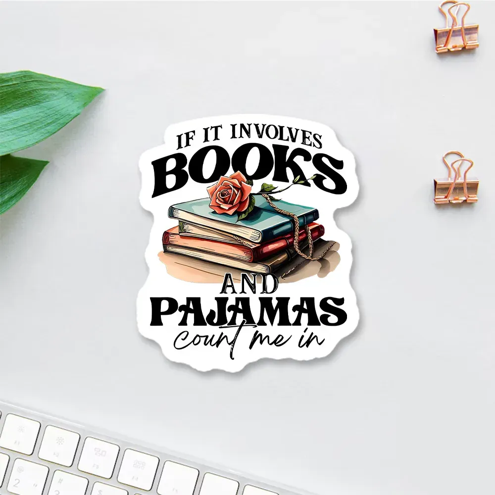 Pagewings Books And Pajamas Sticker