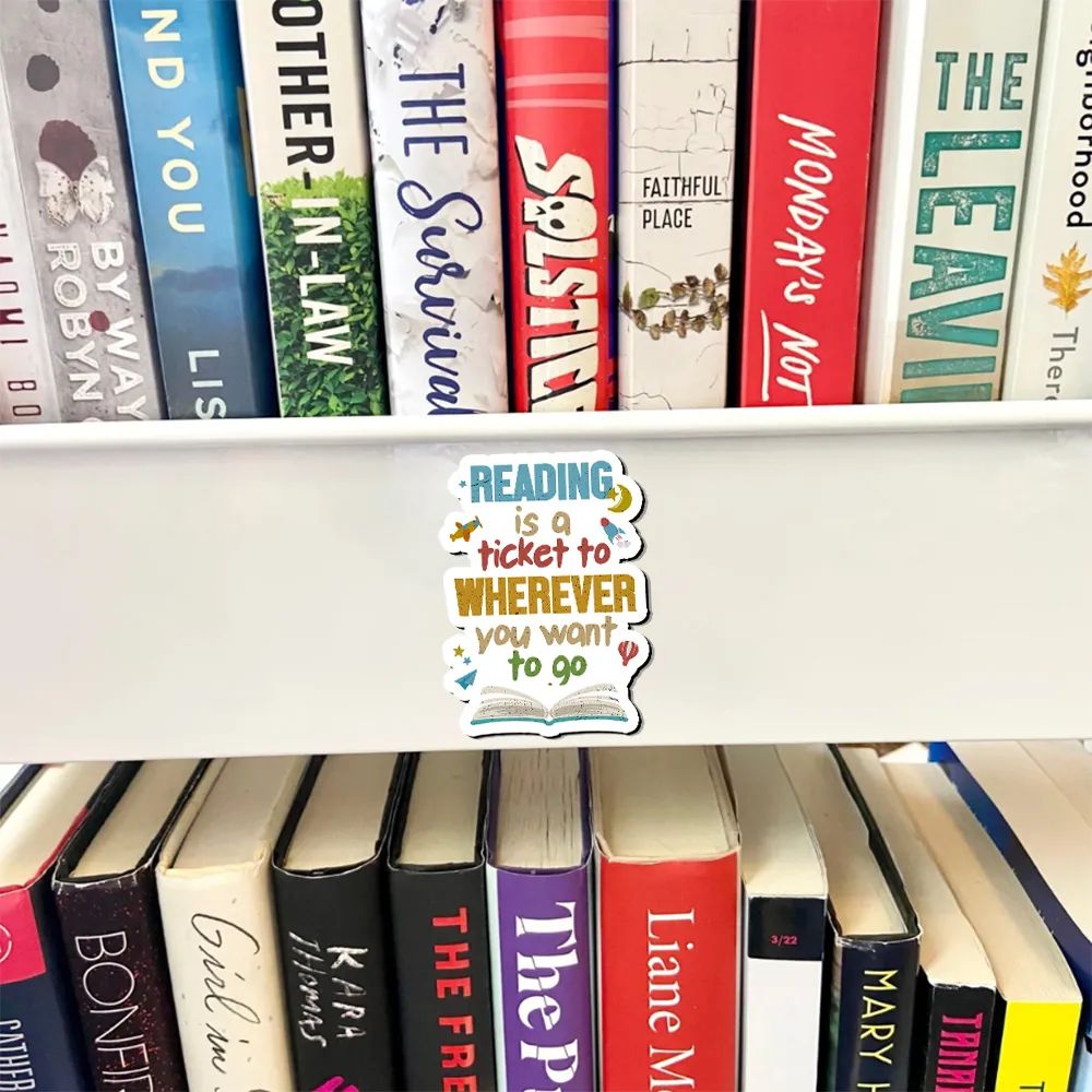 Pagewings Reading Is A Ticket Fridge Magnet
