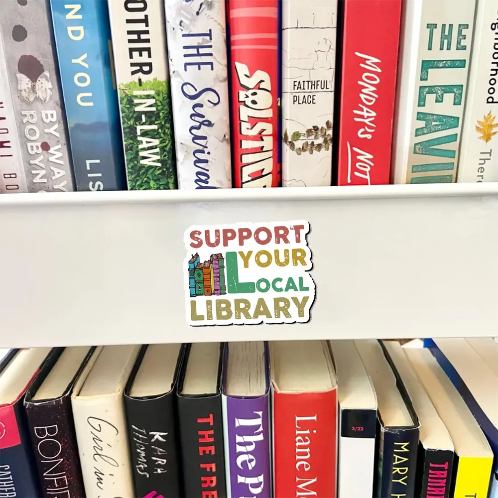 Pagewings Support Your Local Library Fridge Magnet