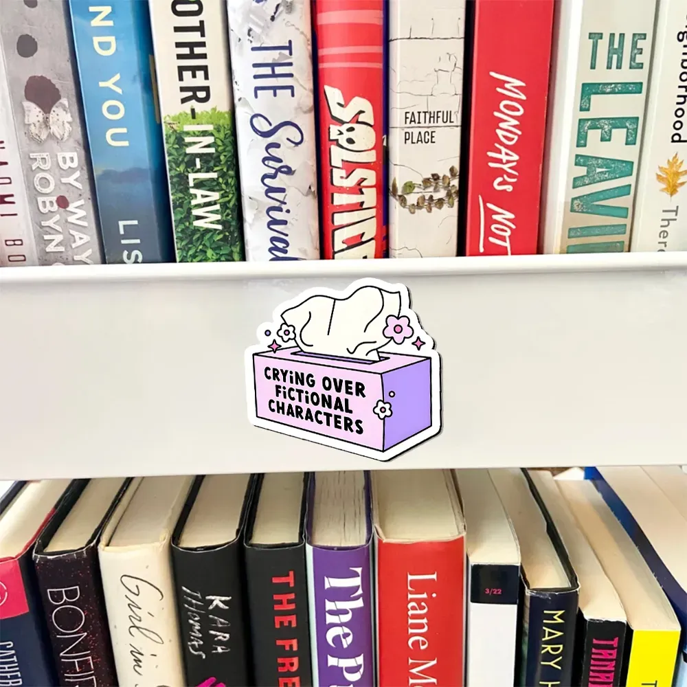 Pagewings Crying Over Fictional Characters Fridge Magnet