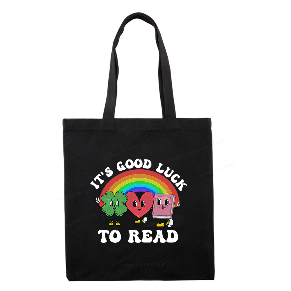 Pagewings St. Patrick's Day Librarian Tote Bag