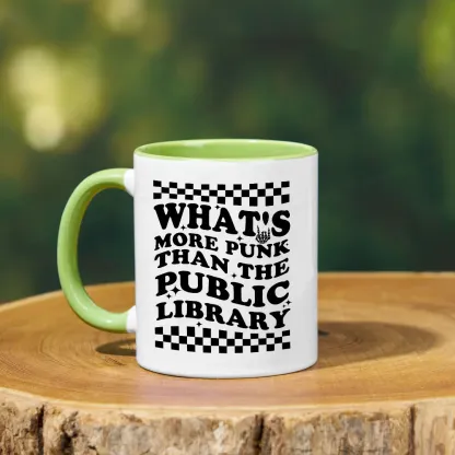 Pagewings Punk The Public Library Mug