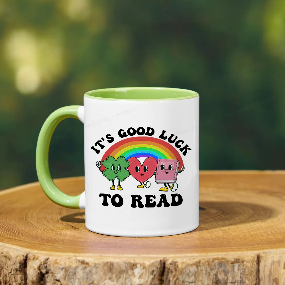 Pagewings St. Patrick's Day Librarian Mug