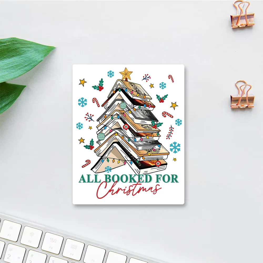 Pagewings Fourth Wing All Booked For Christmas Sticker