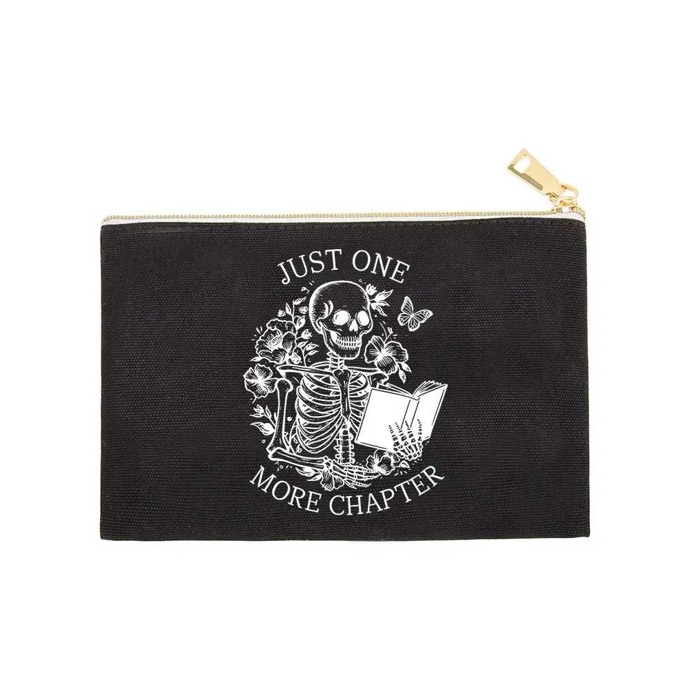 Pagewing One More Chapter Skeleton Unisex Pouch