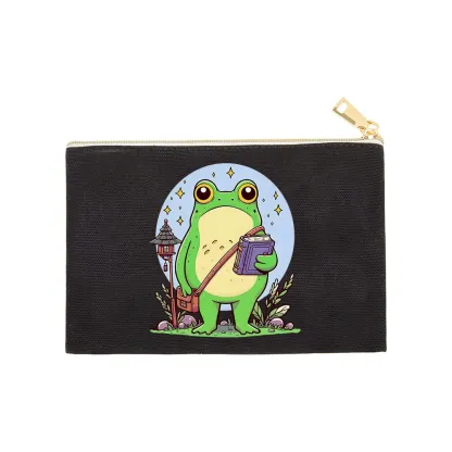 Pagewings Frog Reading Book Pouch