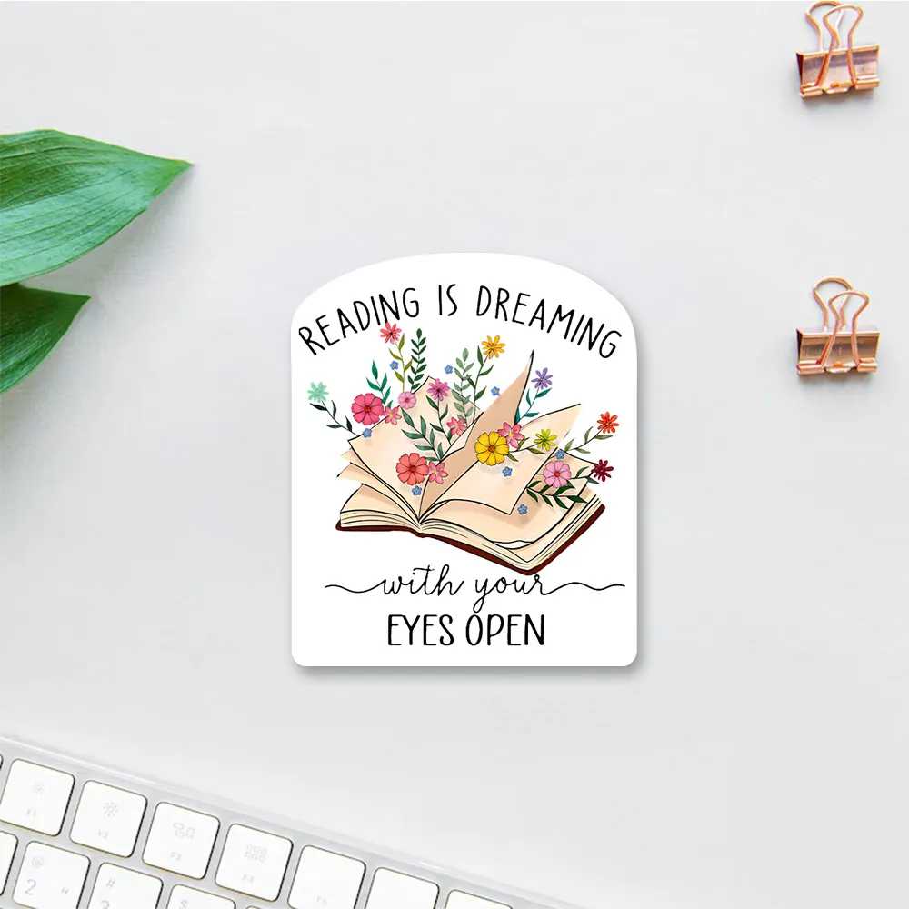 Pagewings Reading Is Dreaming With Your Eyes Open Sticker