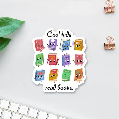 Pagewings School Librarian Shirt, Back To School Shirt Teacher Sticker