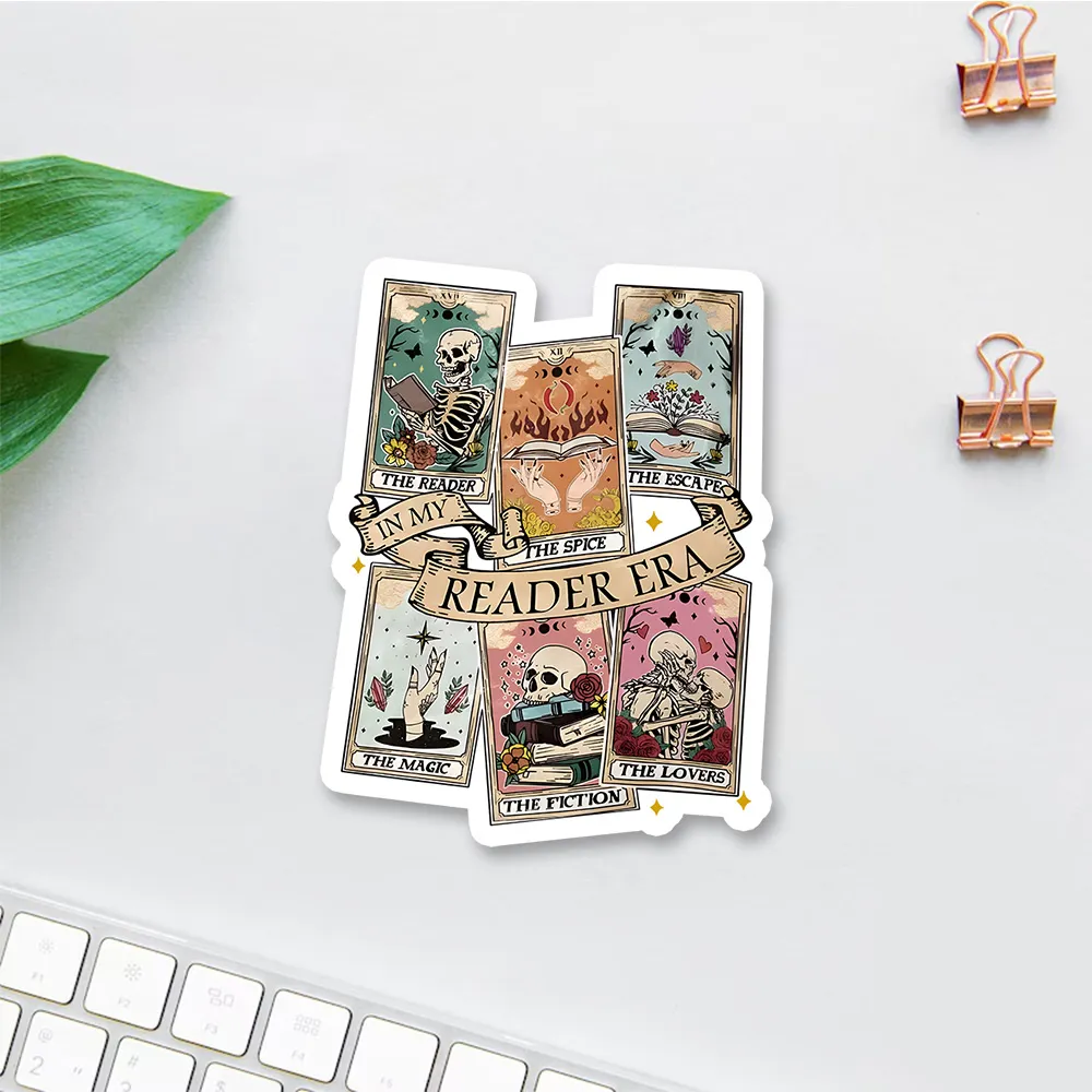 Pagewing Book Lover Gift, Bookish Gift Sticker
