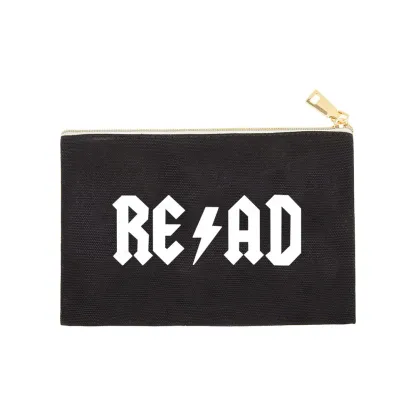 Pagewings Read Back In The Library "Rock And Roll" Pouch