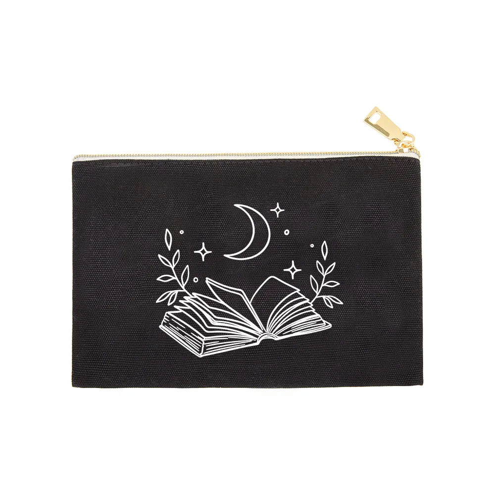 Pagewings Comfort Colors Read Books Be Kind Stay Weird Pouch