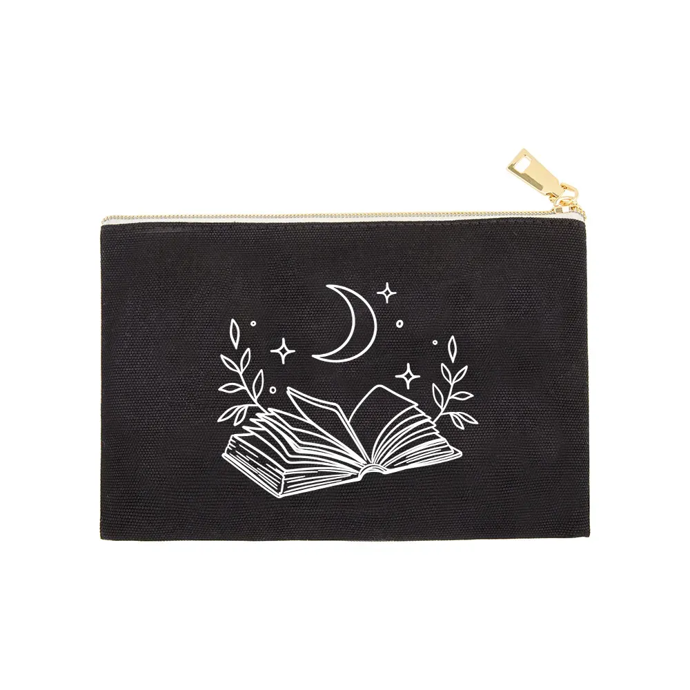 Pagewings Comfort Colors Read Books Be Kind Stay Weird Pouch