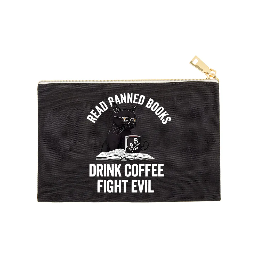 Pagewings Read Books Drink Coffee Fight Evil Pouch