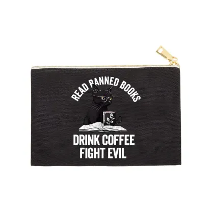 Pagewings Read Books Drink Coffee Fight Evil Pouch