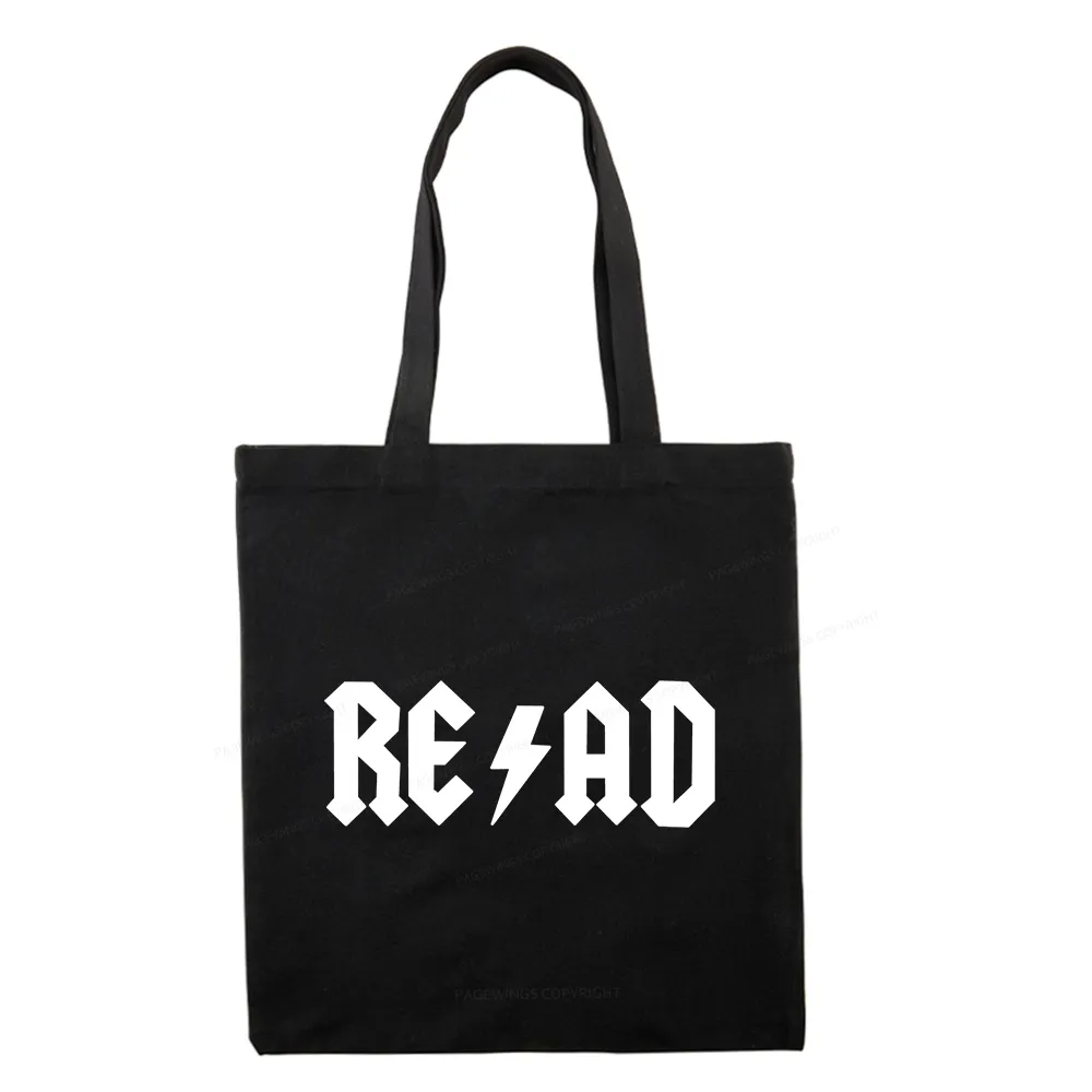 Pagewings Read Back In The Library "Rock And Roll" Tote Bag