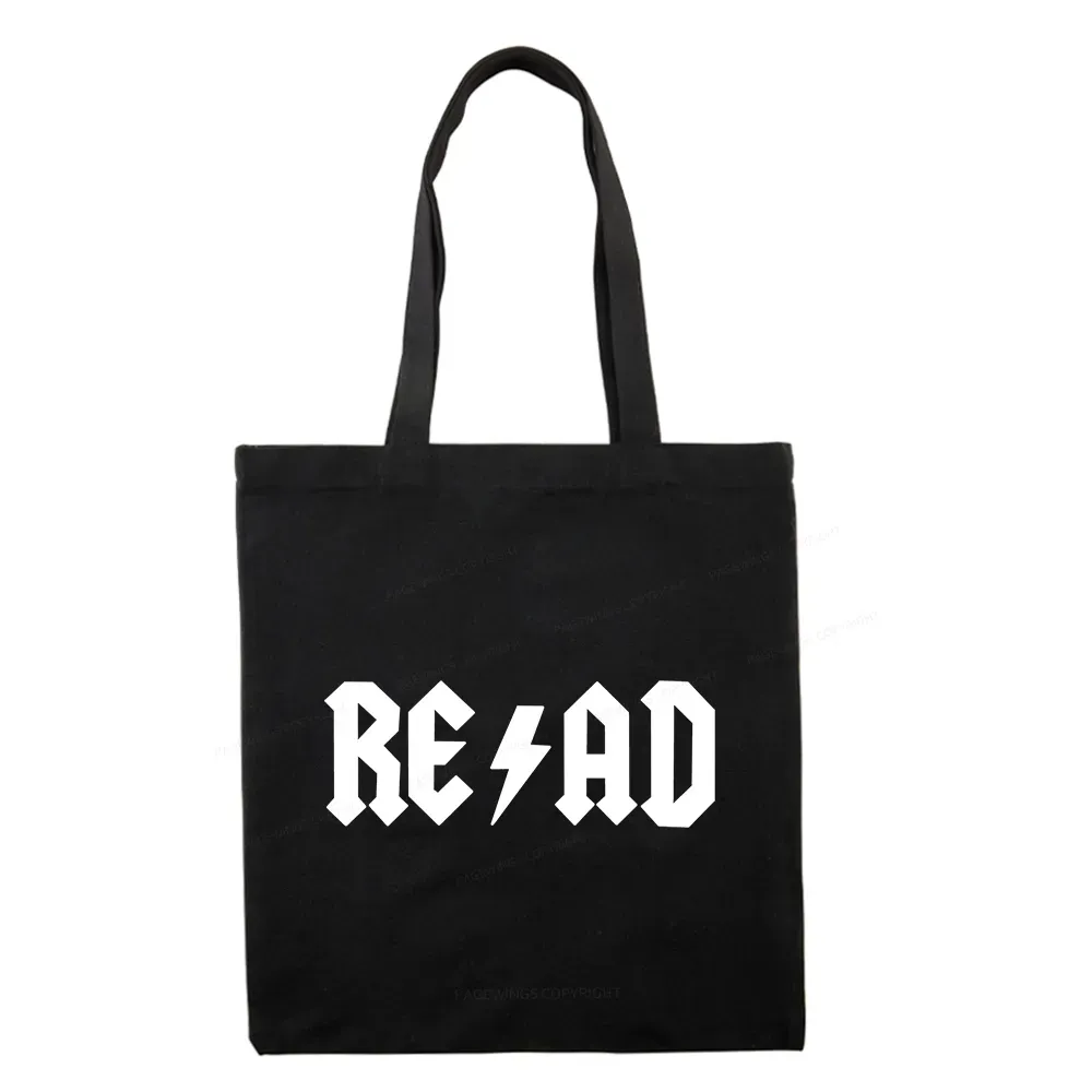 Pagewings Read Back In The Library "Rock And Roll" Tote Bag