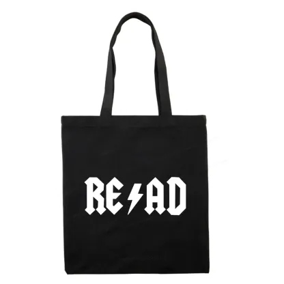 Pagewings Read Back In The Library "Rock And Roll" Tote Bag