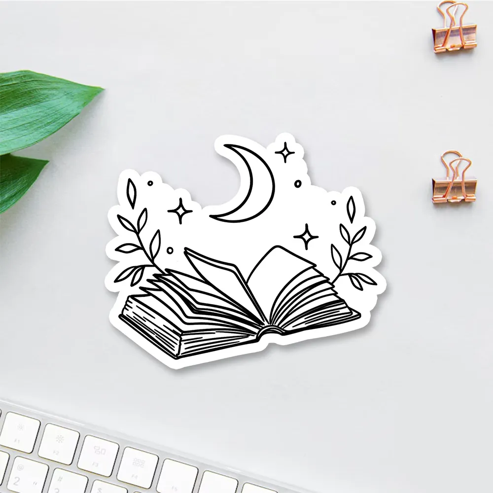 Pagewings Comfort Colors Read Books Be Kind Stay Weird Sticker