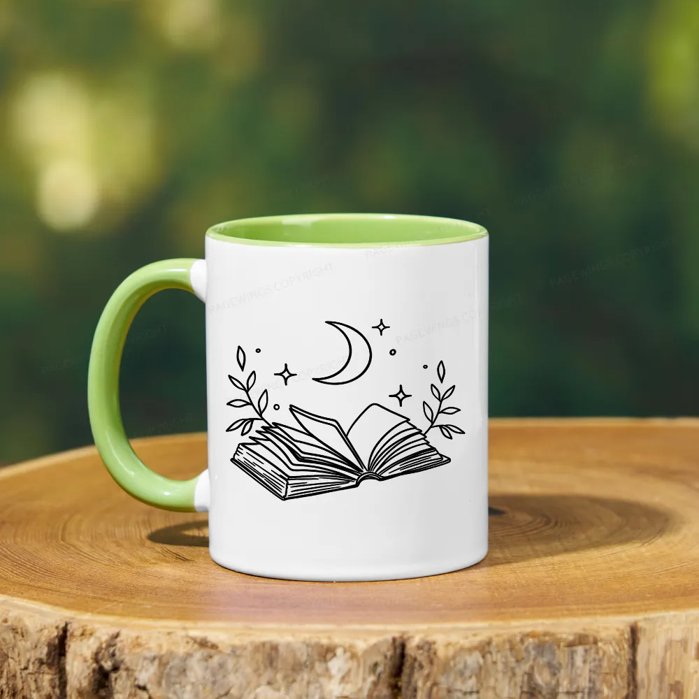 Pagewings Comfort Colors Read Books Be Kind Stay Weird Mug