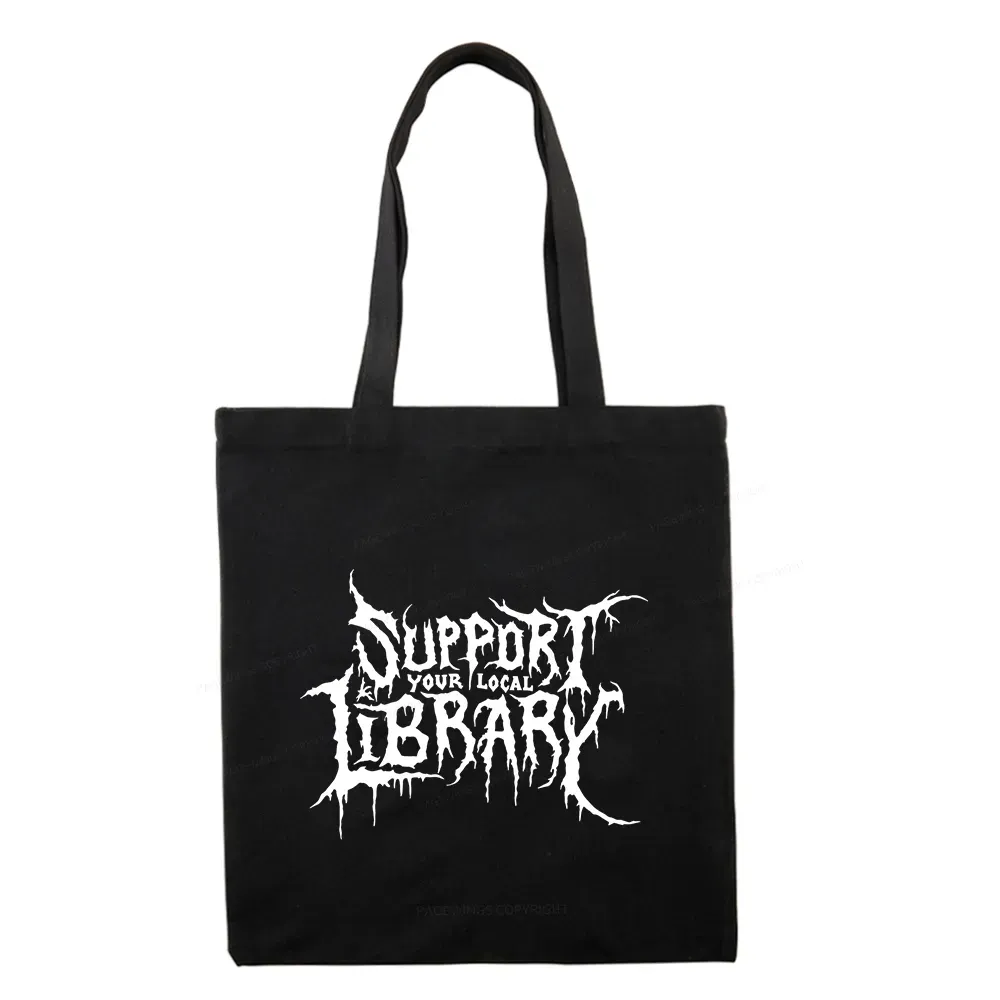 Pagewings Support Your Local Library Tote Bag
