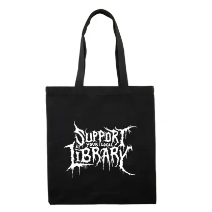 Pagewings Support Your Local Library Tote Bag