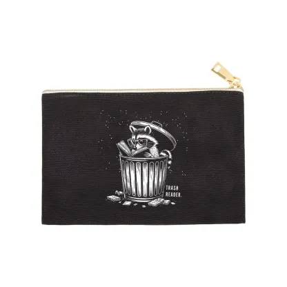 Pagewings Trash Reader Raccoon - Book Quote Pouch