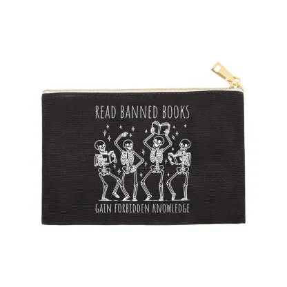 Pagewings Reading Books Tee Book Lover Gift Pouch