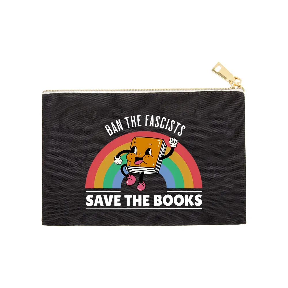 Pagewings Ban The Fascists Save The Books Pouch