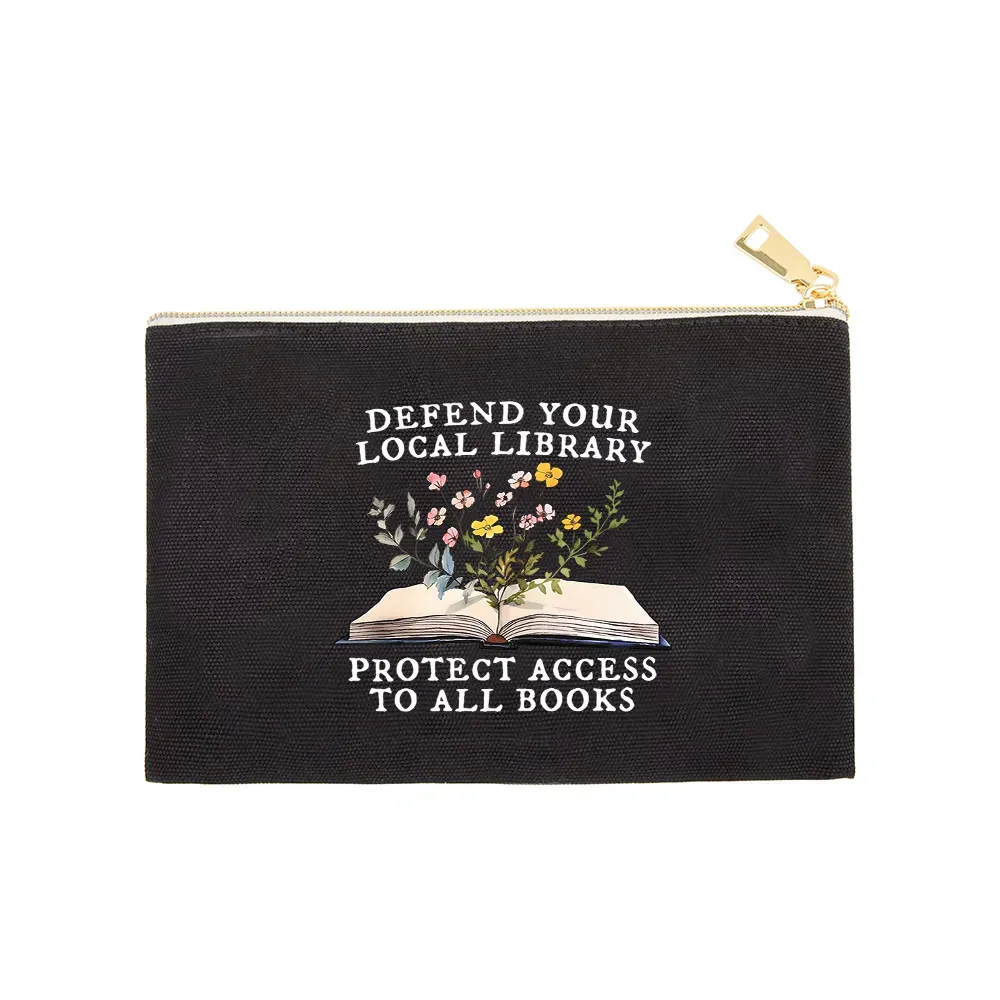 Pagewings Books Save Lives Protect Libraries Pouch